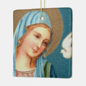 Lippiの受胎告知からBVMと聖霊(Det.) セラミックオーナメント (左)