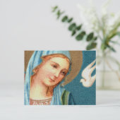 Lippiの受胎告知からBVMと聖霊(Det.) ポストカード (スタンド正面)