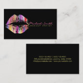 Lipsスタイリッシュメイクアップアーティスト#23 名刺 (正面/裏面)