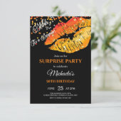 Lips招待， 50th誕生日パーティー 招待状 (スタンド正面)