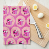 Lips キッチンタオル (四つ折り)