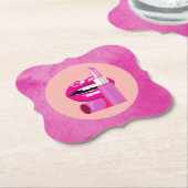 Lips ペーパーコースター (アングル)