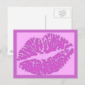 lips-7571-pinks ポストカード (正面/裏面)