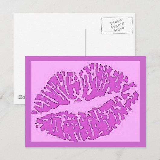 lips-7571-pinks ポストカード (正面/裏面)