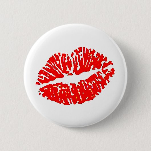 lips-7571-red 缶バッジ (正面)