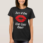 Lips and Mouth Love Moroccan Flag Rabat Tシャツ (正面)