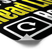 Lip's ASL読ハンドジェスチャーろう聴覚喪失阿波 ポスター (角)