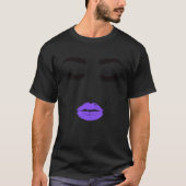 Lips Brows and Eyelashes 7 Tシャツ (正面)