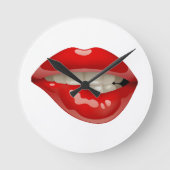 lips clock ラウンド壁時計 (正面)