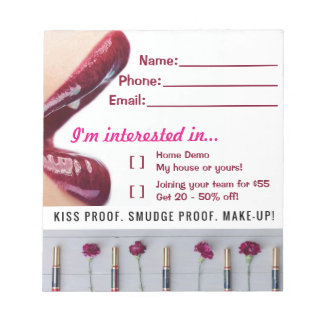 Lips Customer Info Prizeスケッチ ノートパッド