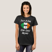 Lips Mouth Love Irish Flag Ireland Tシャツ (正面フル)