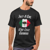 Lips Mouth Love Mexican Flag Guerrero Tシャツ (正面)