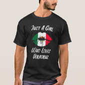Lips Mouth Love Mexican Flag Veracruz Tシャツ (正面)