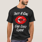 Lips Mouth Love Turkish Flag Elazig Tシャツ (正面)