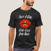 Lips Mouth Love Vietnamese Flag Phu Quoc Tシャツ (正面)