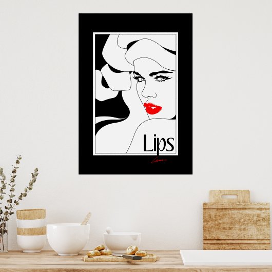 Lips Original ポスター (キッチン)
