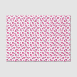 Lips Pattern Pink & White 薄葉紙