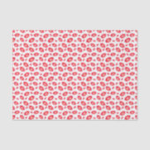 Lips Pattern Red & White 薄葉紙 (正面)