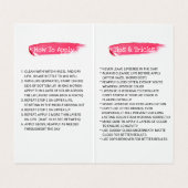 LipSenseの唇のディストリビューターのばら色に金ゴールドの滴ること 名刺 (内部フラット)