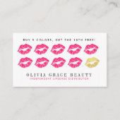 Lipsenseの美しいはカードに報酬を与えます ロイヤリティカード (正面)