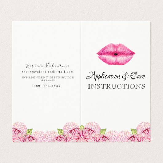 Lipsenseの適用指示 名刺 (外部フラット)