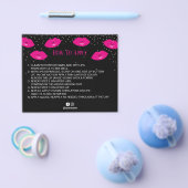 LipSenseディストリビューターホットピンクリップの適用方法 チラシ (シングル)