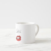 Lipstick Kiss Valentine Mug エスプレッソカップ (正面右)
