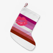 Lipstick_Lesbian スモールクリスマスストッキング (正面 (吊り時))