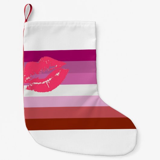 Lipstick_Lesbian スモールクリスマスストッキング (正面)