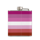 Lipstick Lesbian Pride Flag フラスク (裏面)