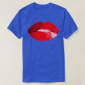 Lipstick lips tシャツ (デザイン正面)
