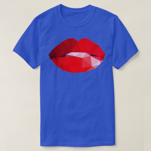 Lipstick lips tシャツ (デザイン正面)