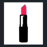 Lipstick make up kiss ポスター<br><div class="desc">Lipstick make up kiss paint Face woman girl Fashion lips mouth</div>