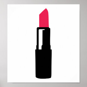 Lipstick make up kiss ポスター