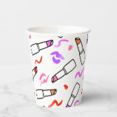 Lipstick Pattern 紙コップ (左)