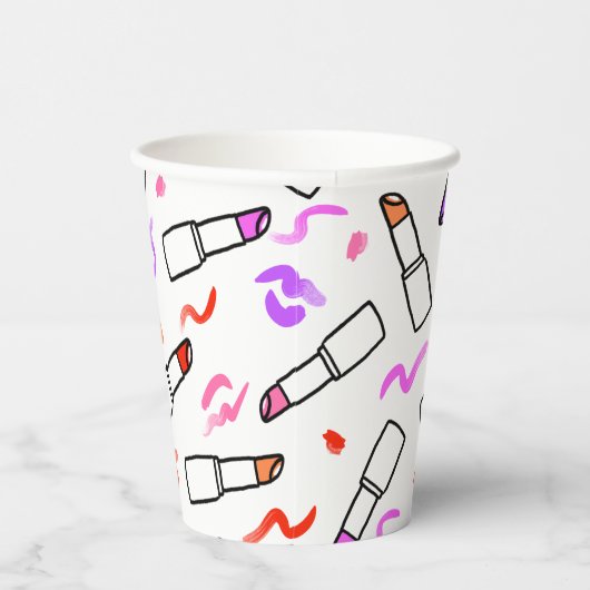 Lipstick Pattern 紙コップ (右)