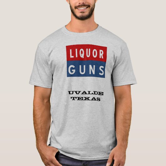 liquer銃 tシャツ (正面)