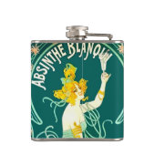 Liqueurアールヌーボーヴィンテージのアブサンの女性ラベル フラスク (裏面)