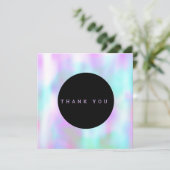 Liquid トリップ（幻覚体験）のような Ink Marble Thank You カード (スタンド正面)