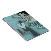 Liquid Blue Reverie — Contemporary Art Collection ノートブック (右側)