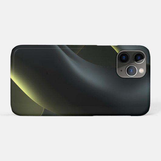 Liquid Chrome Abstract: Dark Iridescence Case-Mate iPhoneケース (裏面(横))