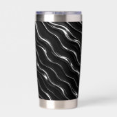 Liquid Chrome Motion Pattern | 未来の女性向け 保温保冷タンブラー (背面)