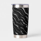 Liquid Chrome Motion Pattern | 未来の女性向け 保温保冷タンブラー (右面)