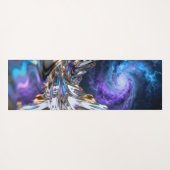 Liquid Chrome Mountain Rotating Nebula ヨガマット (裏面(横))