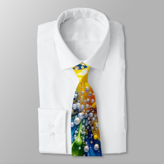 Liquid Color Explosion Necktie ネクタイ (タイ)