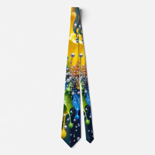 Liquid Color Explosion Necktie ネクタイ (正面)