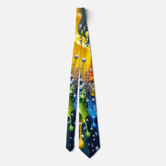 Liquid Color Explosion Necktie ネクタイ (裏面)
