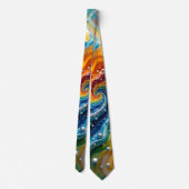 Liquid Color Necktie ネクタイ (裏面)