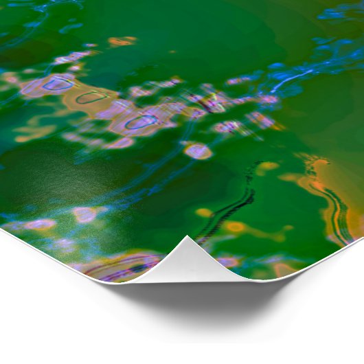 Liquid Colours glossy poster ポスター (コーナー)