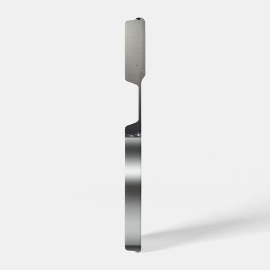 Liquid Dripping glossy metallic aesthetic design iPhoneケース (右側面)